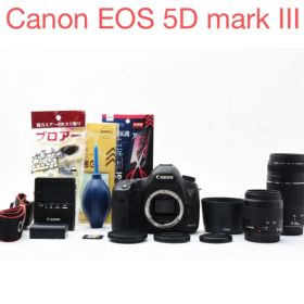 一眼レフカメラCanon EOS 5D mark III標準&望遠&レンズセット
