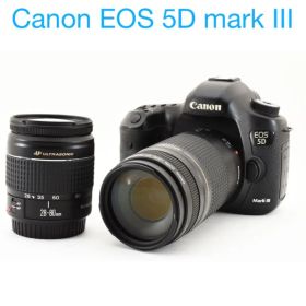 一眼レフカメラCanon EOS 5D mark III標準&望遠レンズセット