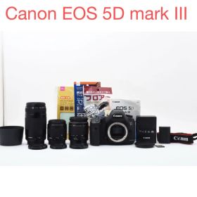 Canon EOS 5D MarkIII標準&望遠&単焦点トリプルレンズセット