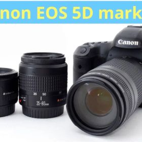 キャノンCanon EOS 5D MarkIII標準&望遠&単焦点レンズセット