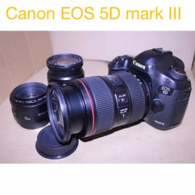 美品/Canon EOS 5D mark III標準&望遠&単焦点レンズセット