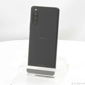 〔中古品〕 Xperia 10 II 64GB ブラック SO-41A docomo【349】