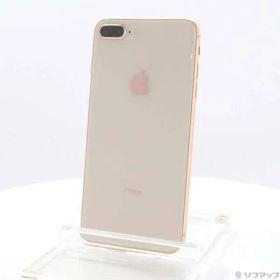 〔中古品〕 iPhone8 Plus 64GB ゴールド MQ9M2J／A SIMフリー【196】