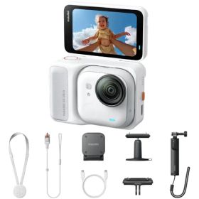 【エントリーで最大全額ポイント還元｜12/11まで】 INSTA360｜インスタ360 アクションカメラ Insta360 GO Ultra クリエイターバンドル アークティックホワイト CINSABEA-GOULTRA05 [4K対応 /防水]