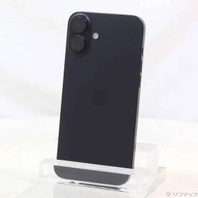 〔中古品〕 iPhone16 Plus 256GB ブラック MXVG3J／A SIMフリー【352】