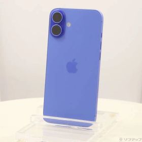 〔中古品〕 iPhone16 Plus 256GB ウルトラマリン MXVK3J／A SIMフリー【377】