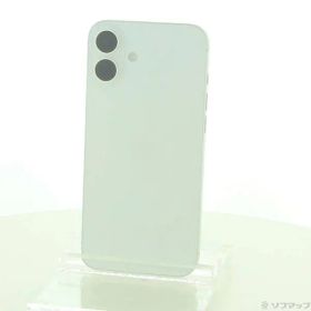〔中古品〕 iPhone16 Plus 256GB ホワイト MXVH3J／A SIMフリー【377】