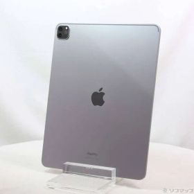 〔中古品〕 iPad Pro 12.9インチ 第6世代 128GB スペースグレイ MNXP3J／A Wi-Fi【196】