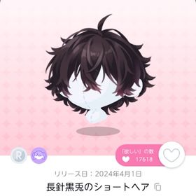 長針黒兎のショートヘア 1点 | ポケコロツイン(ポケツイ)のアイテム、RMTの販売・買取一覧