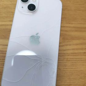 Apple iPhone 13 ピンク 本体 背面割れジャンク