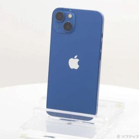 〔中古品〕 iPhone13 256GB ブルー MLNM3J／A SIMフリー 〔ネットワーク利用制限▲〕【348】