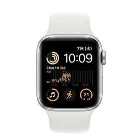 Apple 【第2世代】Apple Watch SE 40mm GPSモデル MNJV3J/A A2722【シルバーアルミニウムケース/ホワイトスポーツバンド】 [中古] 【当社3ヶ月間保証】 イオシス
