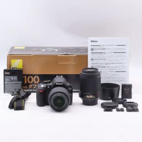 ショット数2327回 Nikon デジタル一眼レフカメラ D3100 200mmダブルズームキットD3100WZ200 #4511