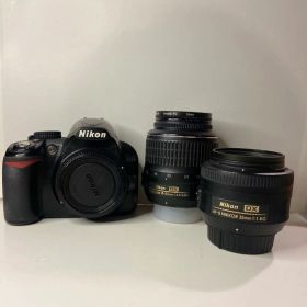 Nikon D3100 + 35mm f/1.8 + 18-55mm