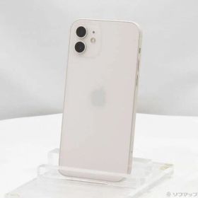 〔中古品〕 iPhone12 64GB ホワイト MGHP3J／A SIMフリー【295】