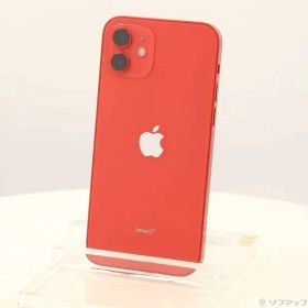 〔中古品〕 iPhone12 64GB プロダクトレッド MGHQ3J／A SIMフリー【377】