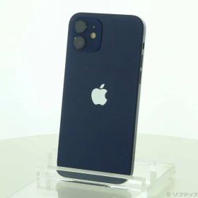 〔中古品〕 iPhone12 64GB ブルー MGHR3J／A SIMフリー【305】