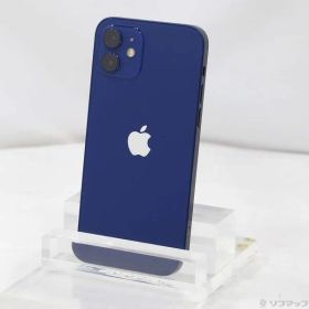〔中古品〕 iPhone12 64GB ブルー MGHR3J／A SIMフリー【348】
