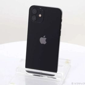 〔中古品〕 iPhone12 128GB ブラック MGHU3J／A SIMフリー【371】