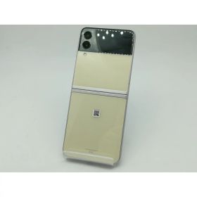 【中古】SAMSUNG au 【SIMフリー】 Galaxy Z Flip3 5G クリーム 8GB 128GB SCG12【広島】保証期間1ヶ月【ランクC】