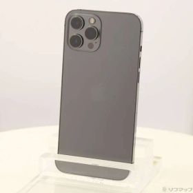 〔中古品〕 iPhone12 Pro Max 128GB グラファイト MGCU3J／A SIMフリー【348】