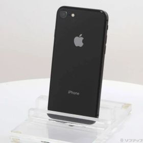 〔中古品〕 iPhone8 64GB スペースグレイ MQ782J／A SoftBank【344】