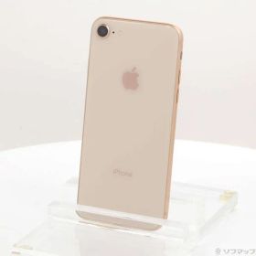 〔中古品〕 iPhone8 64GB ゴールド MQ7A2J／A SIMフリー【297】