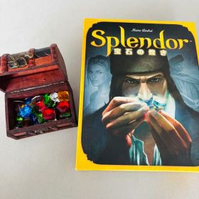 宝石の煌き Splendor 日本語版 宝石トークン、宝箱付き ボードゲーム