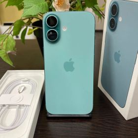 新品同様 iPhone 16 ティール 128GB 国内SIMフリー 送料無料