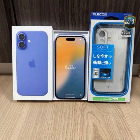 iPhone 16 128GB ウルトラマリン ケース付き