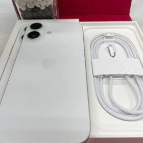 E1888 【バッテリー100%】iPhone16 White 128GB SIMフリー