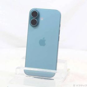 〔展示品〕 iPhone16 128GB ティール 3N395J／A SIMフリー【262】