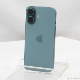 〔中古品〕 iPhone16 128GB ティール MYDV3J／A SIMフリー【368】