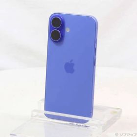 〔中古品〕 iPhone16 128GB ウルトラマリン MYDU3J／A SIMフリー【196】