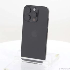 〔中古品〕 iPhone16 Pro 128GB ブラックチタニウム MYMV3J／A SIMフリー【258】