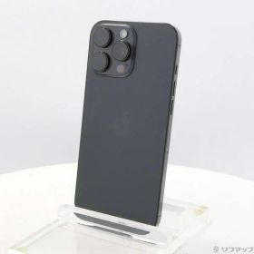 〔中古品〕 iPhone16 Pro Max 256GB ブラックチタニウム 3N528J／A SIMフリー【352】