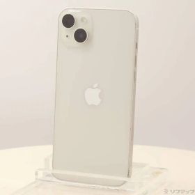 〔中古品〕 iPhone14 Plus 256GB スターライト MQ4L3J／A SIMフリー【258】