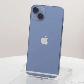 〔中古品〕 iPhone14 Plus 128GB ブルー MQ4H3J／A SIMフリー【196】