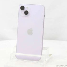 〔中古品〕 iPhone14 Plus 128GB パープル MQ4E3J／A SIMフリー【295】