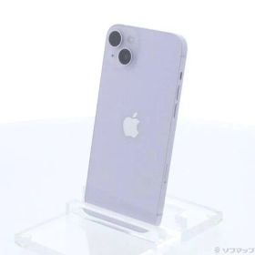 〔中古品〕 iPhone14 Plus 128GB パープル MQ4E3J／A SIMフリー【371】