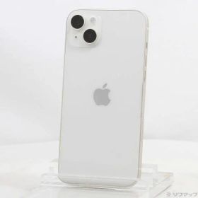 〔中古品〕 iPhone14 Plus 128GB スターライト MQ4D3J／A SIMフリー【269】