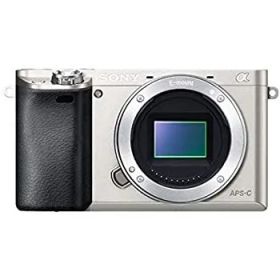 【中古】SONY ミラーレス一眼 α6000 ボディ シルバー ILCE-6000 S
