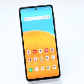 【液晶美品】SIMフリー docomo Galaxy A52 5G SC-53B オーサムブラック