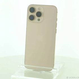 〔中古品〕 iPhone16 Pro Max 256GB デザートチタニウム MYWJ3J／A SIMフリー【196】