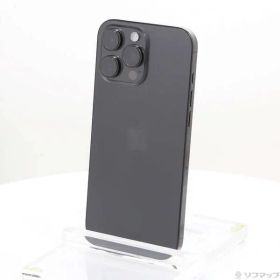 〔中古品〕 iPhone16 Pro Max 256GB ブラックチタニウム 3N528J／A SIMフリー【295】