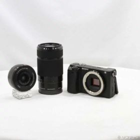 【中古】SONY(ソニー) α6400 ILCE-6400Y ダブルズームレンズキット ブラック 【262-ud】