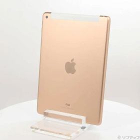 〔中古品〕 iPad 第6世代 32GB ゴールド MRM02J／A auロック解除SIMフリー【258】