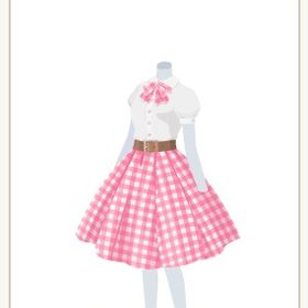 レトロチェックワンピ ピンク 1点 400円 | ニコッとタウン(ニコタ)のアカウントデータ、RMTの販売・買取一覧