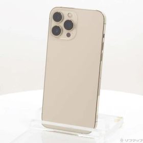 〔中古品〕 iPhone13 Pro Max 128GB ゴールド MLJ63J／A SIMフリー【377】