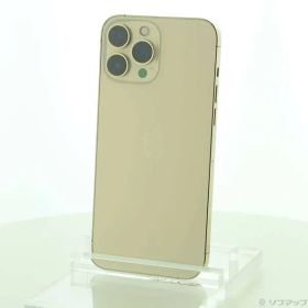 〔中古品〕 iPhone13 Pro Max 128GB ゴールド MLJ63J／A SIMフリー【352】